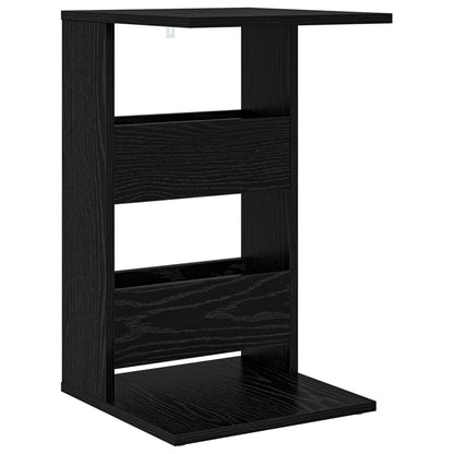 Tavolo laterale Rovere Nero 40 x 35 x 60,5 cm Legno multistrato | homemem39