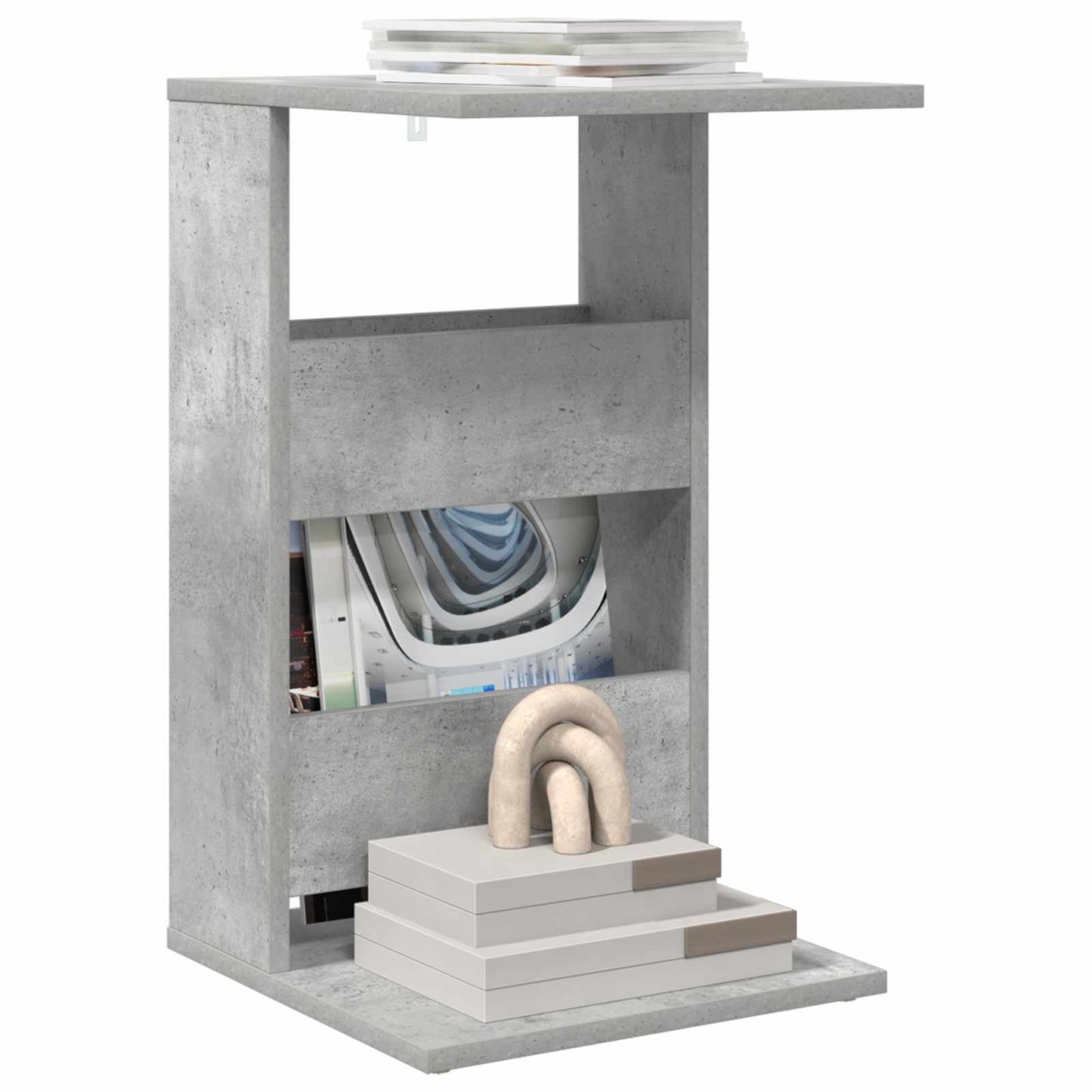 Tavolo laterale Grigio cemento 40 x 35 x 60,5 cm - homemem39