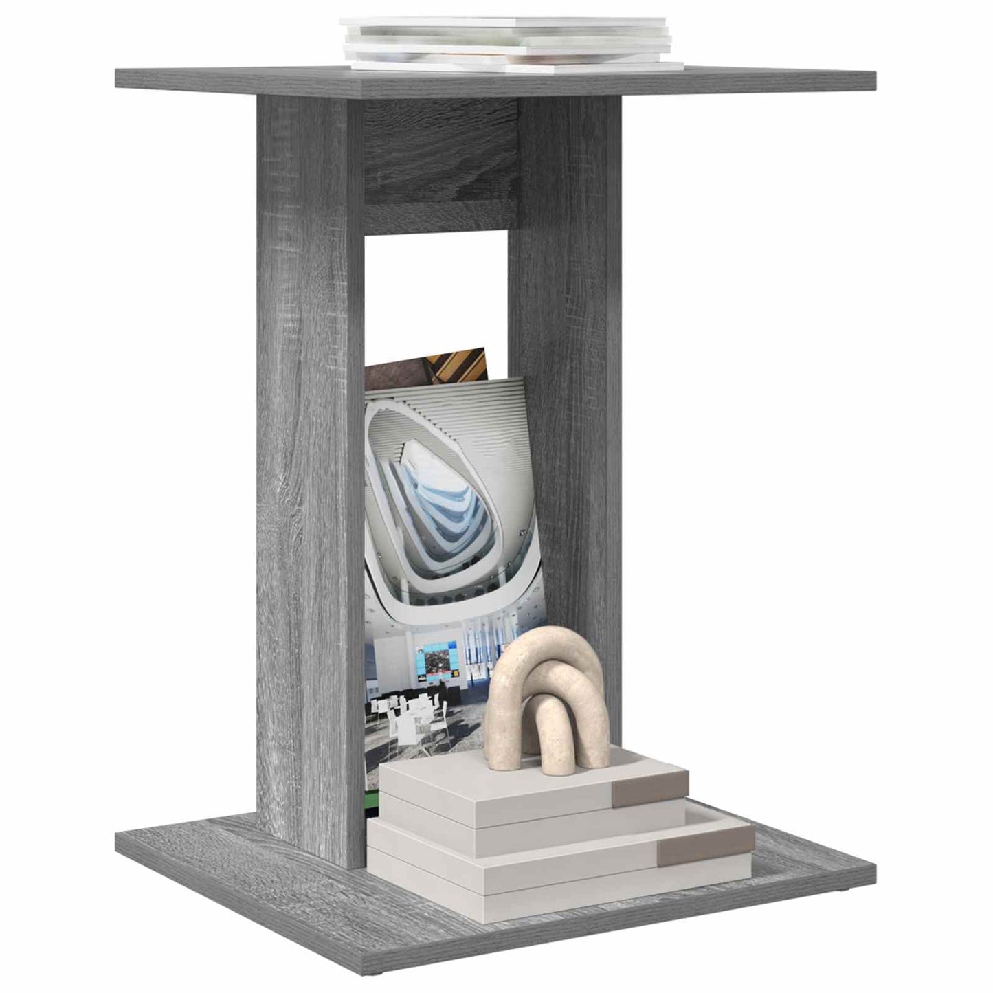 Tavolo laterale Grigio Sonoma 45 x 40 x 62,5 cm | homemem39