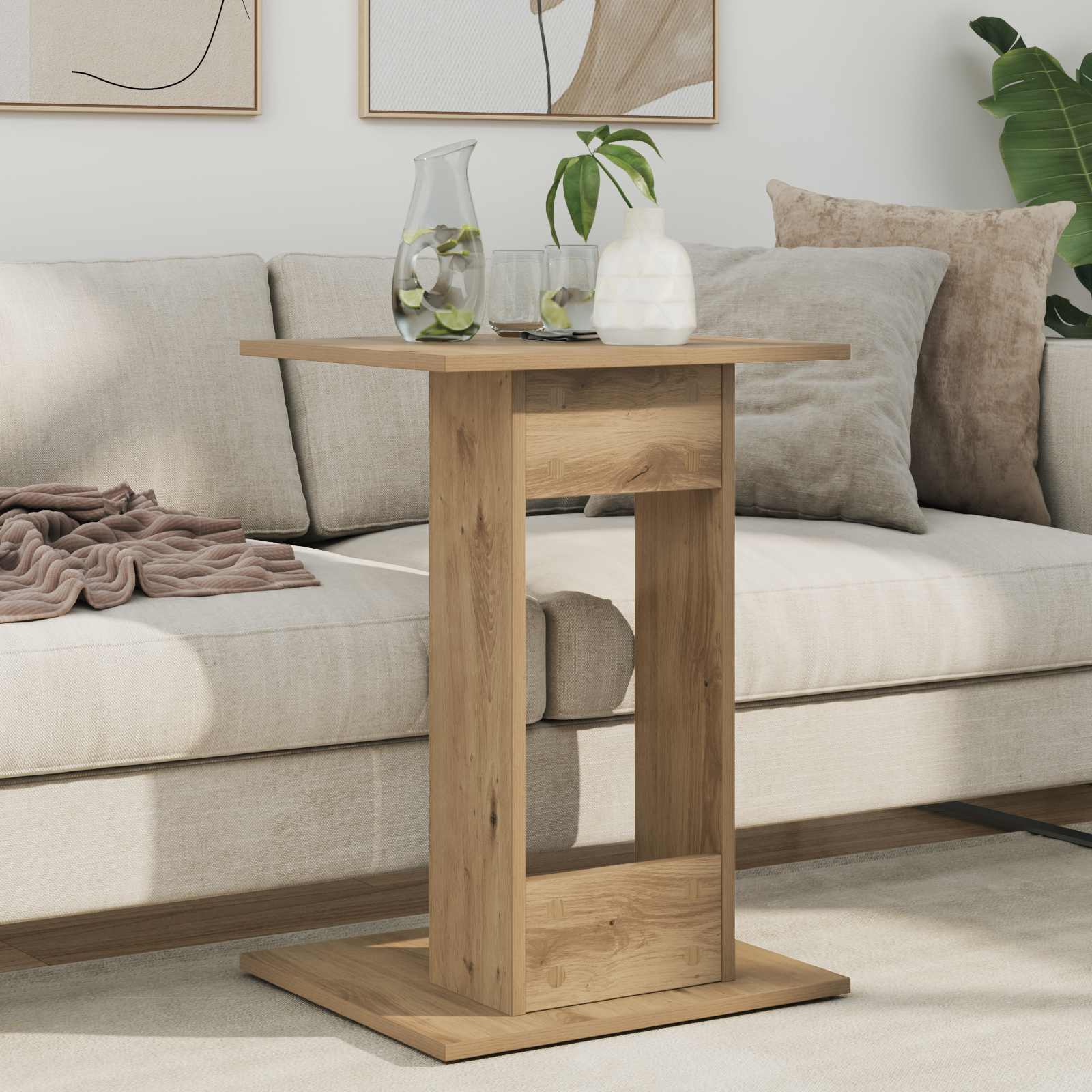 Tavolo laterale Rovere artigianale 45 x 40 x 62,5 cm | homemem39