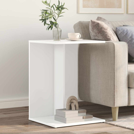 Tavolo laterale Bianco 45 x 40 x 62,5 cm Legno multistrato | homemem39