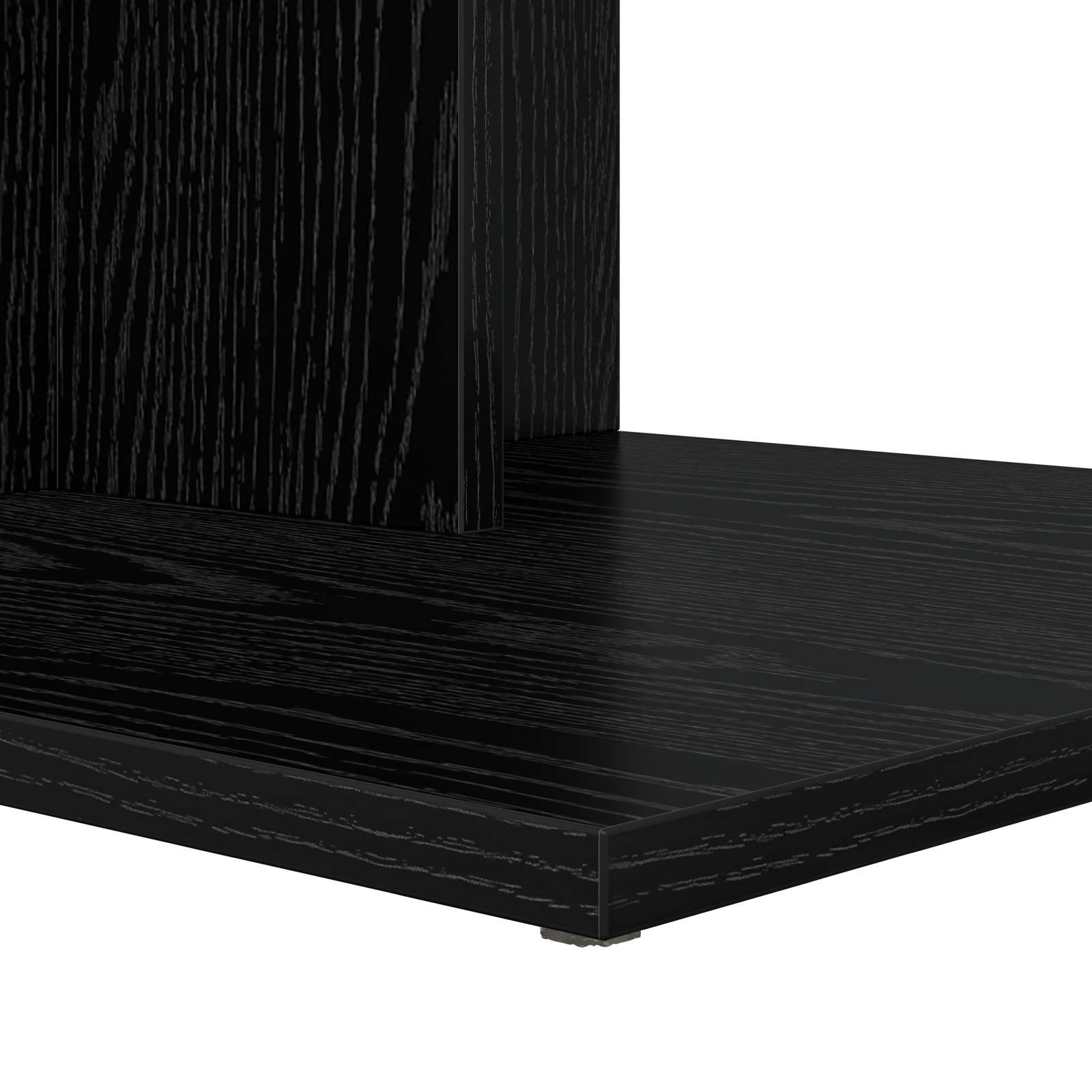 Tavolo laterale Rovere Nero 45 x 40 x 62,5 cm Legno multistrato | homemem39