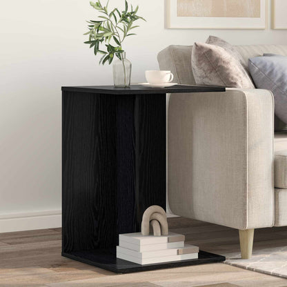 Tavolo laterale Rovere Nero 45 x 40 x 62,5 cm Legno multistrato | homemem39