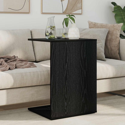 Tavolo laterale Rovere Nero 45 x 40 x 62,5 cm Legno multistrato | homemem39