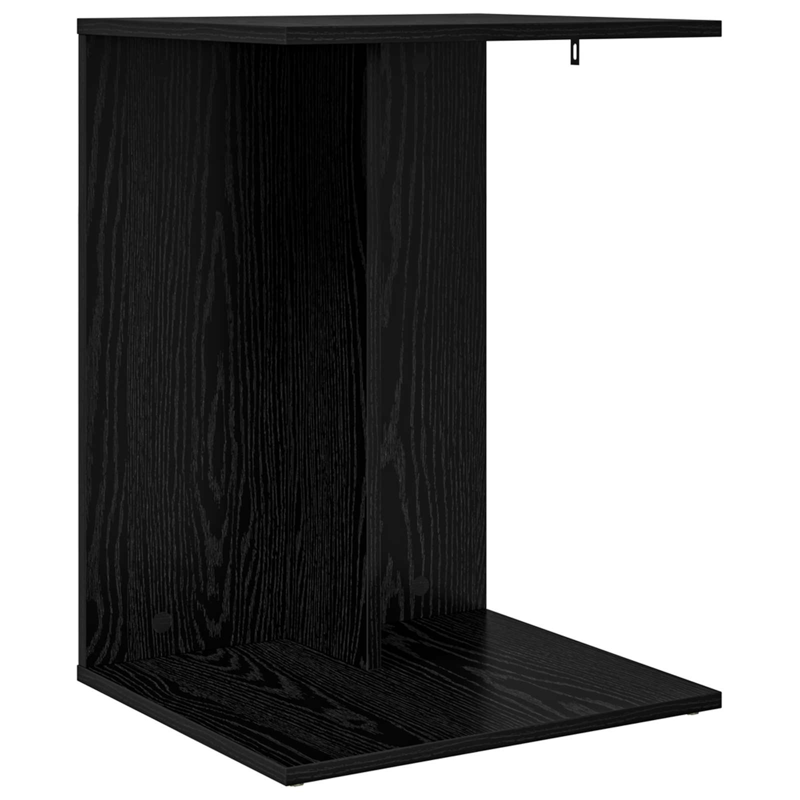 Tavolo laterale Rovere Nero 45 x 40 x 62,5 cm Legno multistrato | homemem39