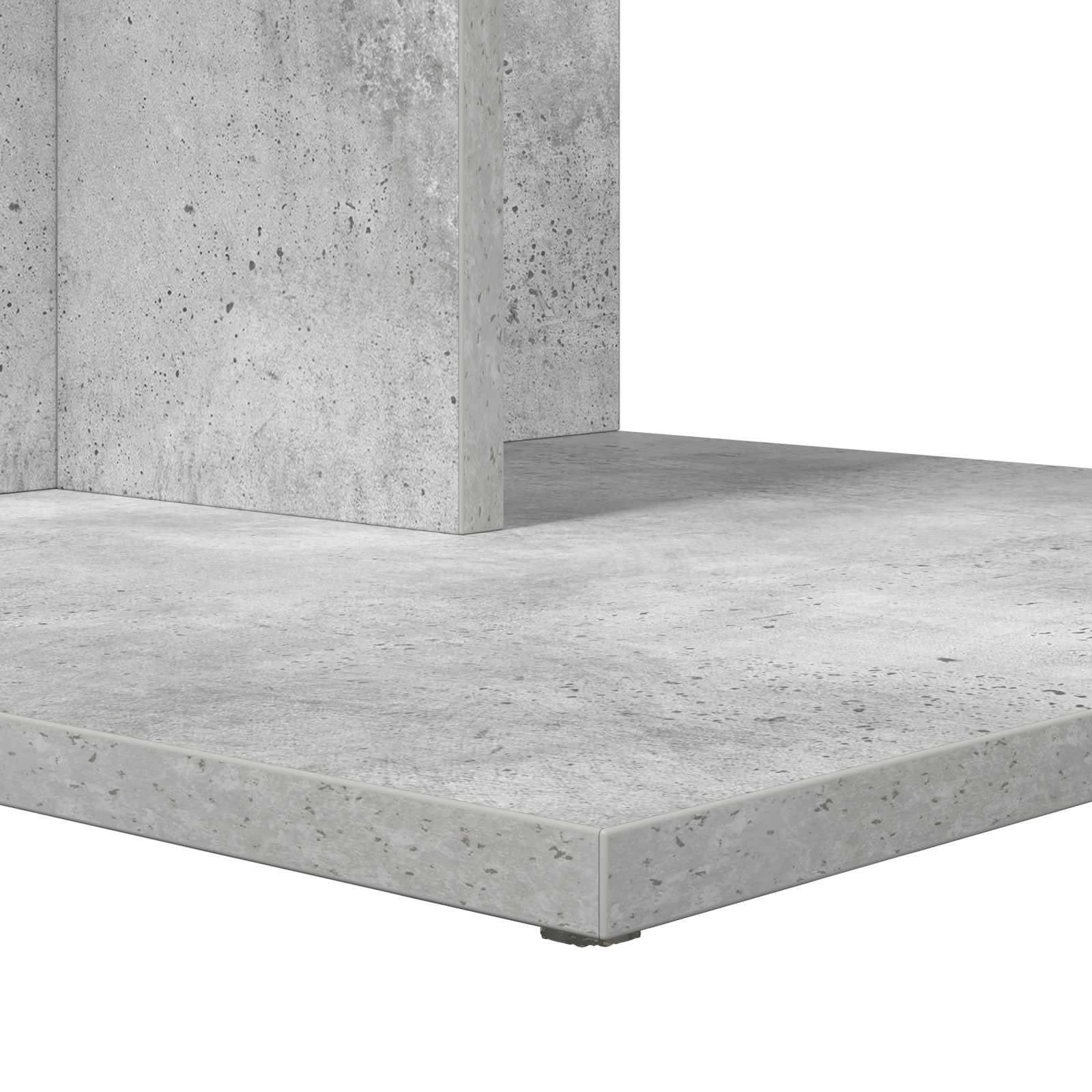 Tavolo laterale Grigio cemento 45 x 40 x 62,5 cm | homemem39