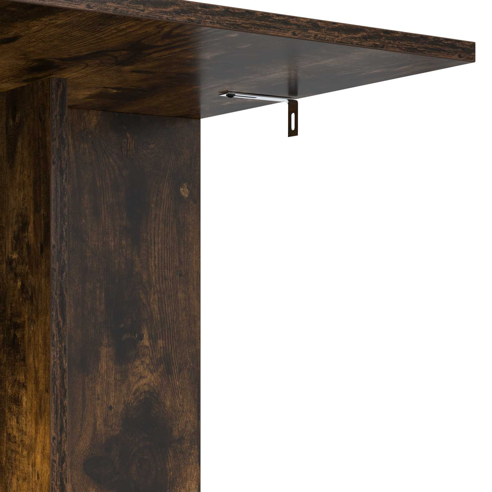 Tavolo laterale Rovere fumé 45 x 40 x 62,5 cm Legno multistrato | homemem39