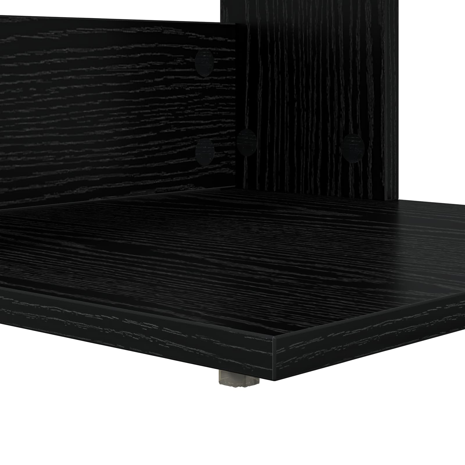 Tavolo laterale Rovere Nero 40 x 38 x 62,5 cm Legno multistrato | homemem39