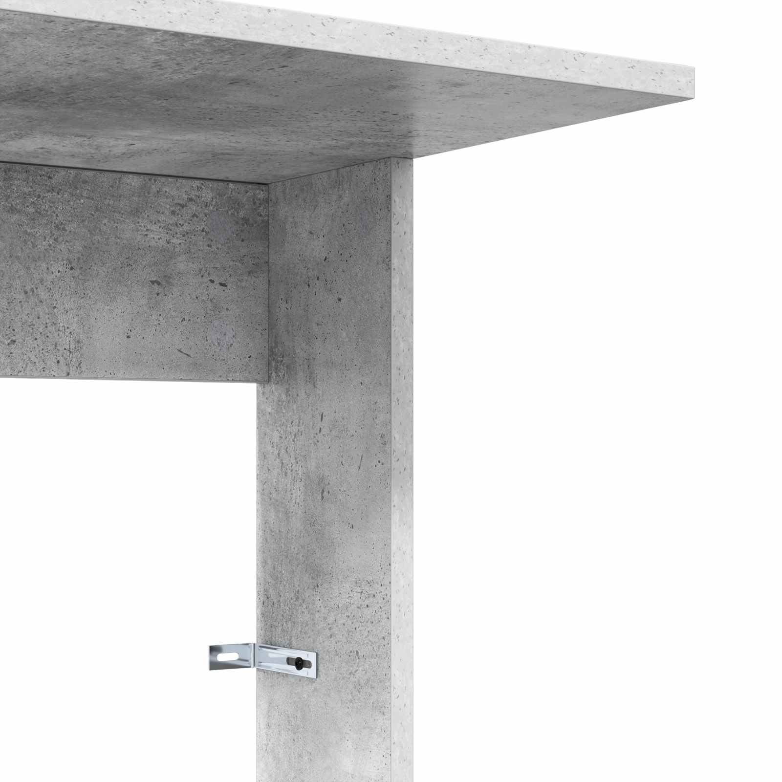 Tavolo laterale Grigio cemento 40 x 38 x 62,5 cm | homemem39