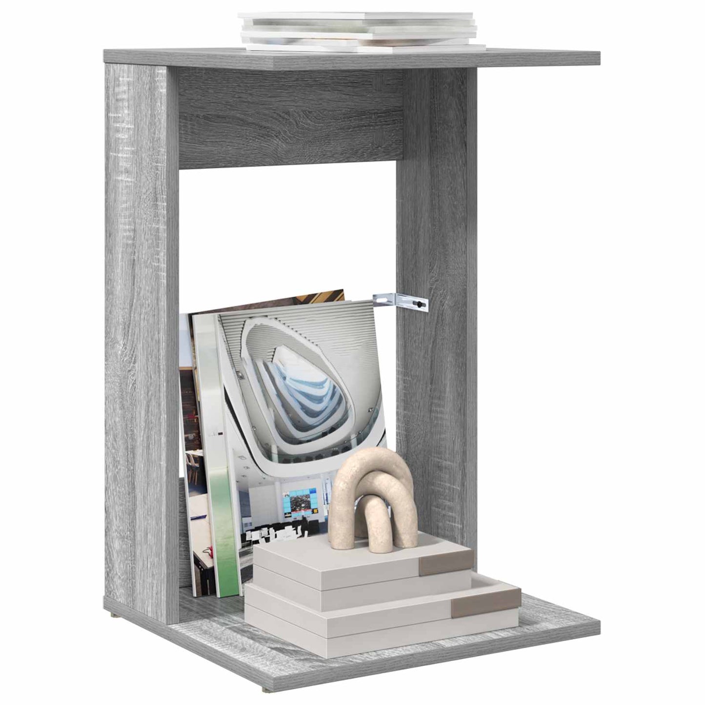 Tavolo laterale Grigio Sonoma 40 x 38 x 62,5 cm | homemem39