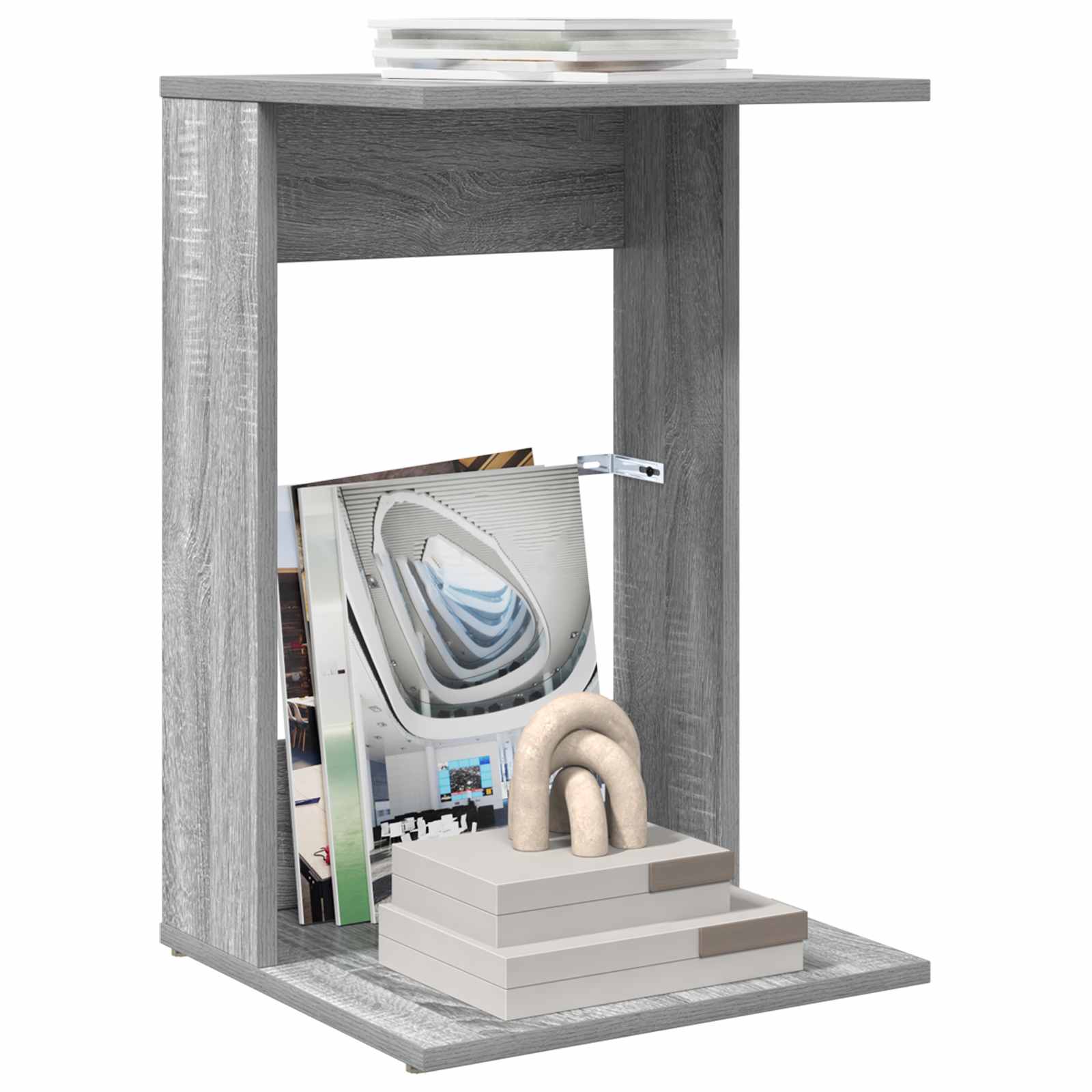 Tavolo laterale Grigio Sonoma 40 x 38 x 62,5 cm | homemem39