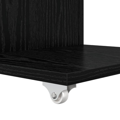 Tavolo laterale Rovere Nero 40 x 35 x 60 cm Legno multistrato | homemem39