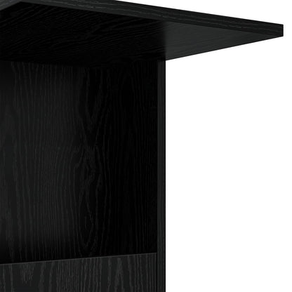 Tavolo laterale Rovere Nero 40 x 35 x 60 cm Legno multistrato | homemem39