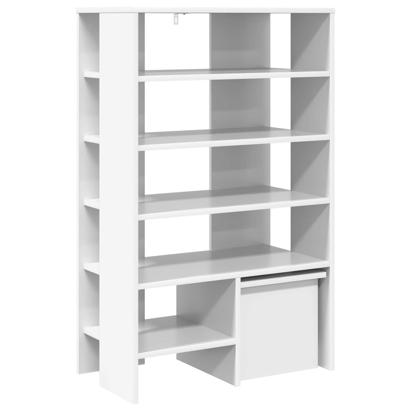 Mobile per scarpe 2 pcs Bianco Legno multistrato