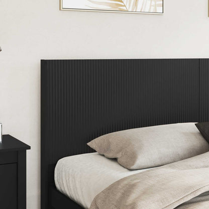 Struttura del letto con stoccaggio e testata Nero 180 x 200 cm | homemem39