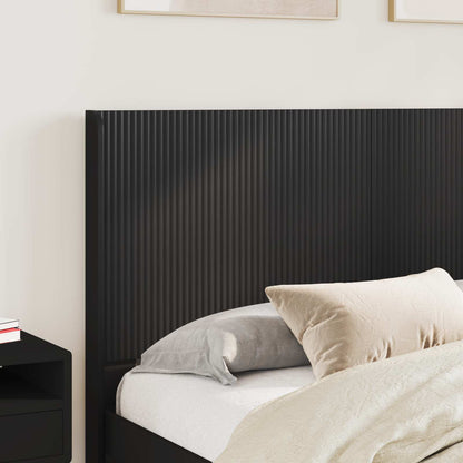 Struttura del letto con stoccaggio e testata Nero 140 x 200 cm | homemem39