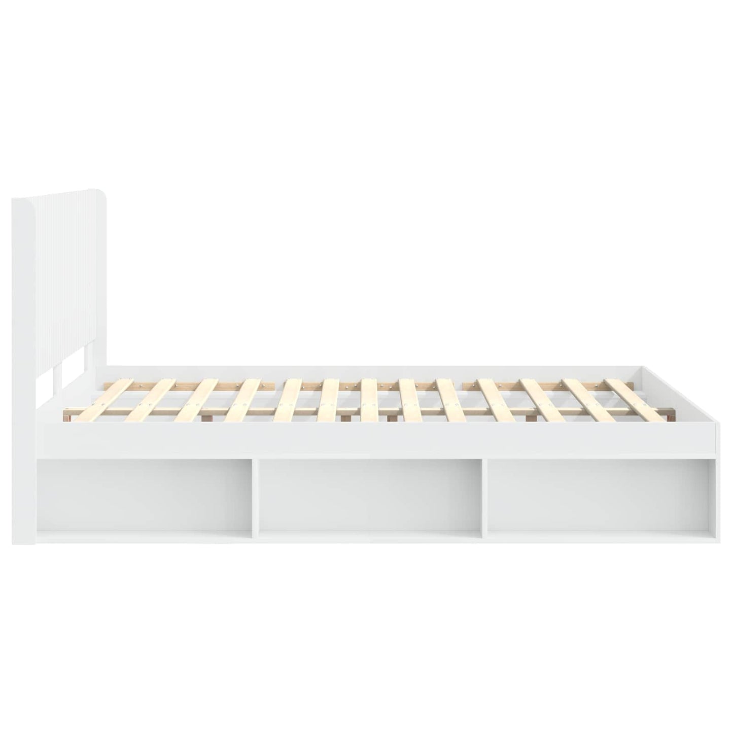 Struttura del letto con stoccaggio e testata 3 pcs | homemem39