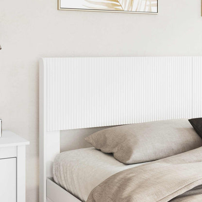 Struttura del letto con stoccaggio e testata Bianco | homemem39