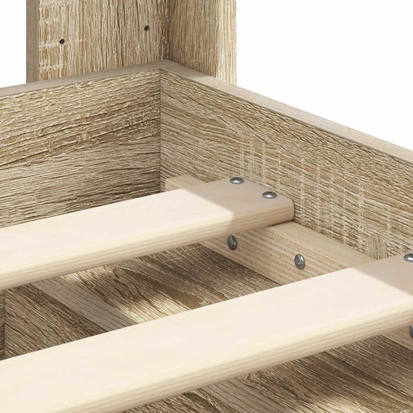 Struttura del letto con stoccaggio e testata 3 pcs | homemem39