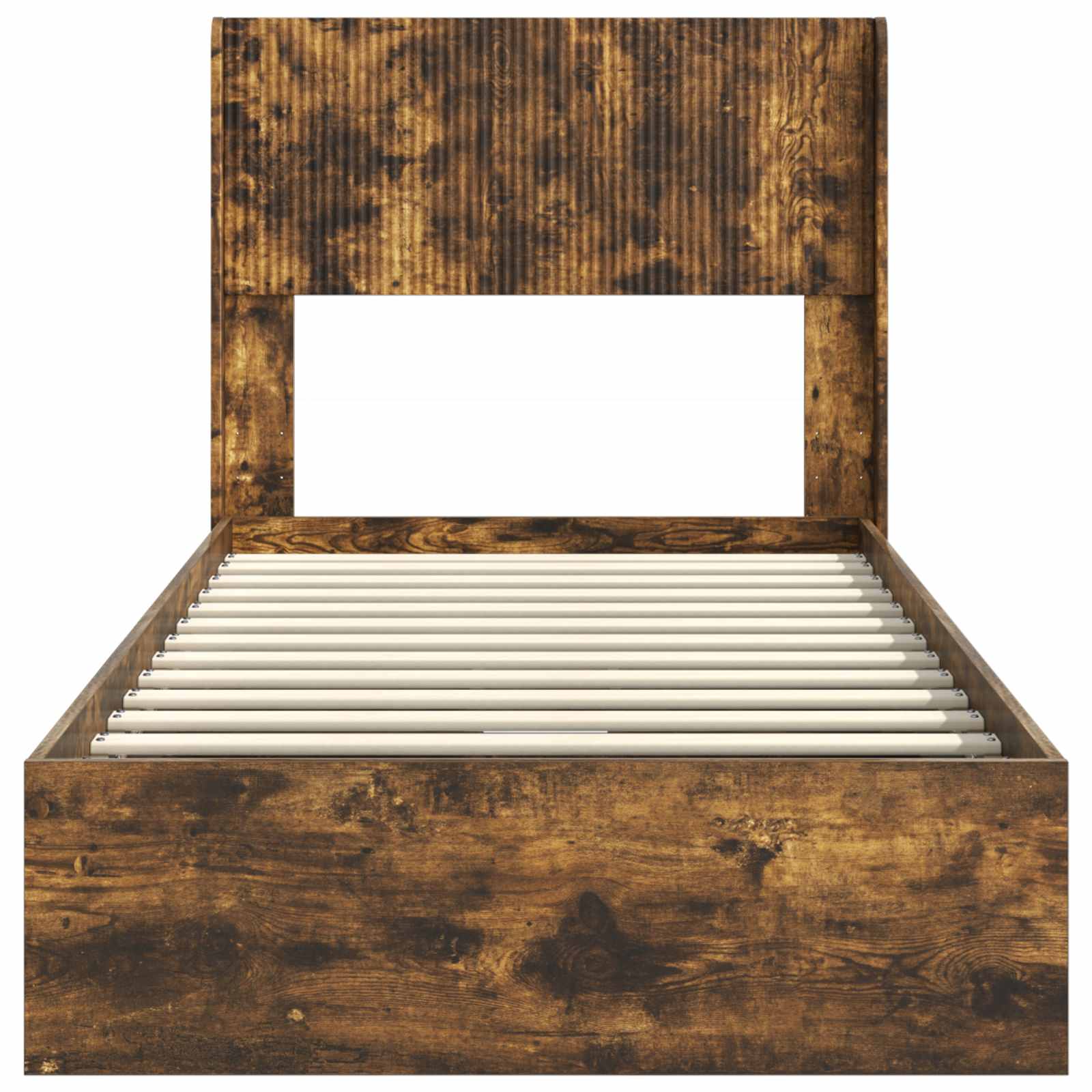 Struttura del letto con stoccaggio e testata 2 pz | homemem39