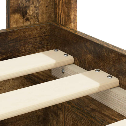Struttura del letto con stoccaggio e testata 2 pz | homemem39