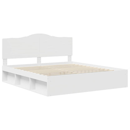 Struttura del letto Bianco 180 x 200 cm Pino massello | homemem39
