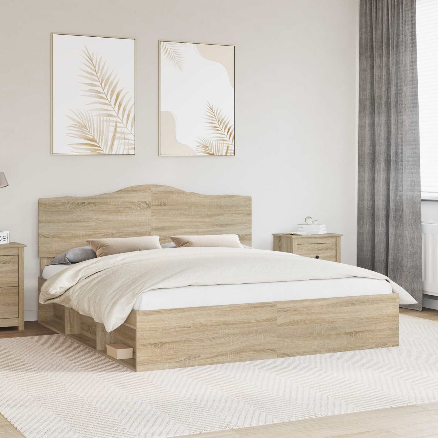 Struttura del letto Sonoma 180 x 200 cm Pino massello | homemem39