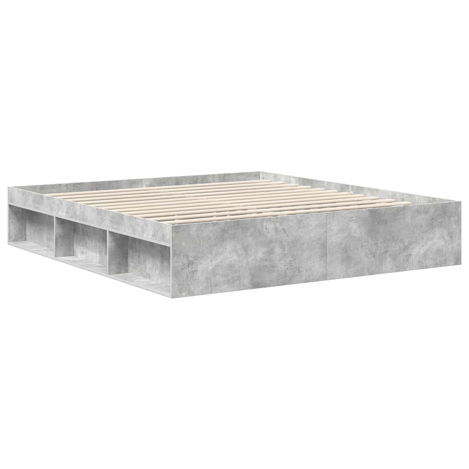 Struttura del letto Calcestruzzo 180 x 200 cm Pino massello | homemem39