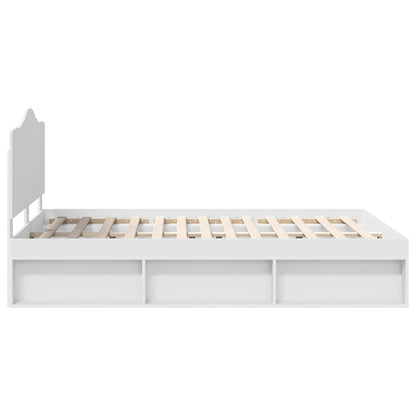 Struttura del letto Bianco 140 x 200 cm Pino massello | homemem39