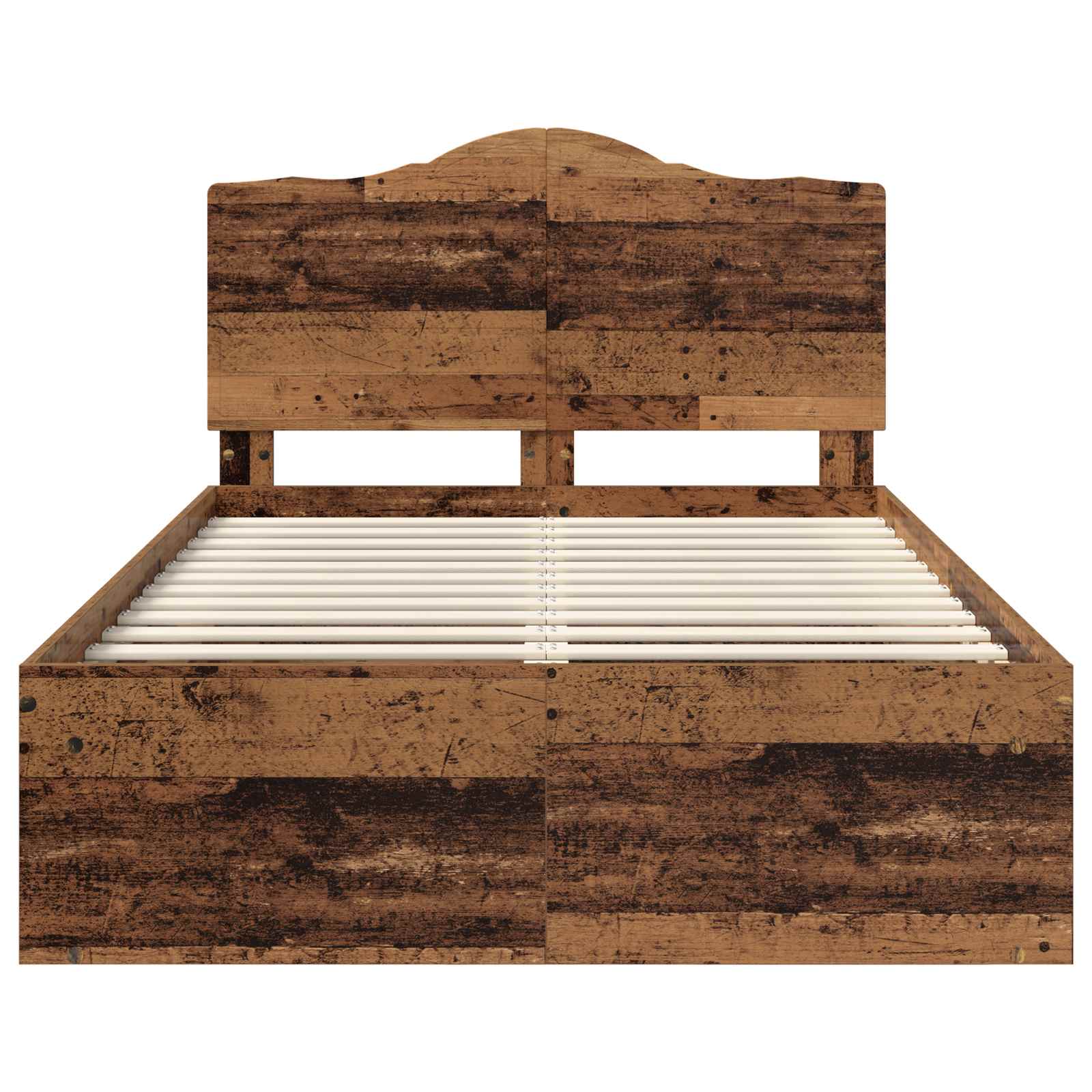Struttura del letto Legno vecchio 135 x 190 cm Pino massello | homemem39
