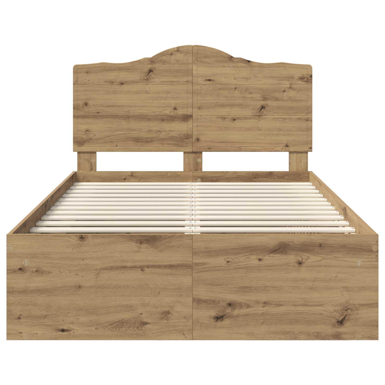 Struttura del letto Rovere Artigianale 135 x 190 cm | homemem39