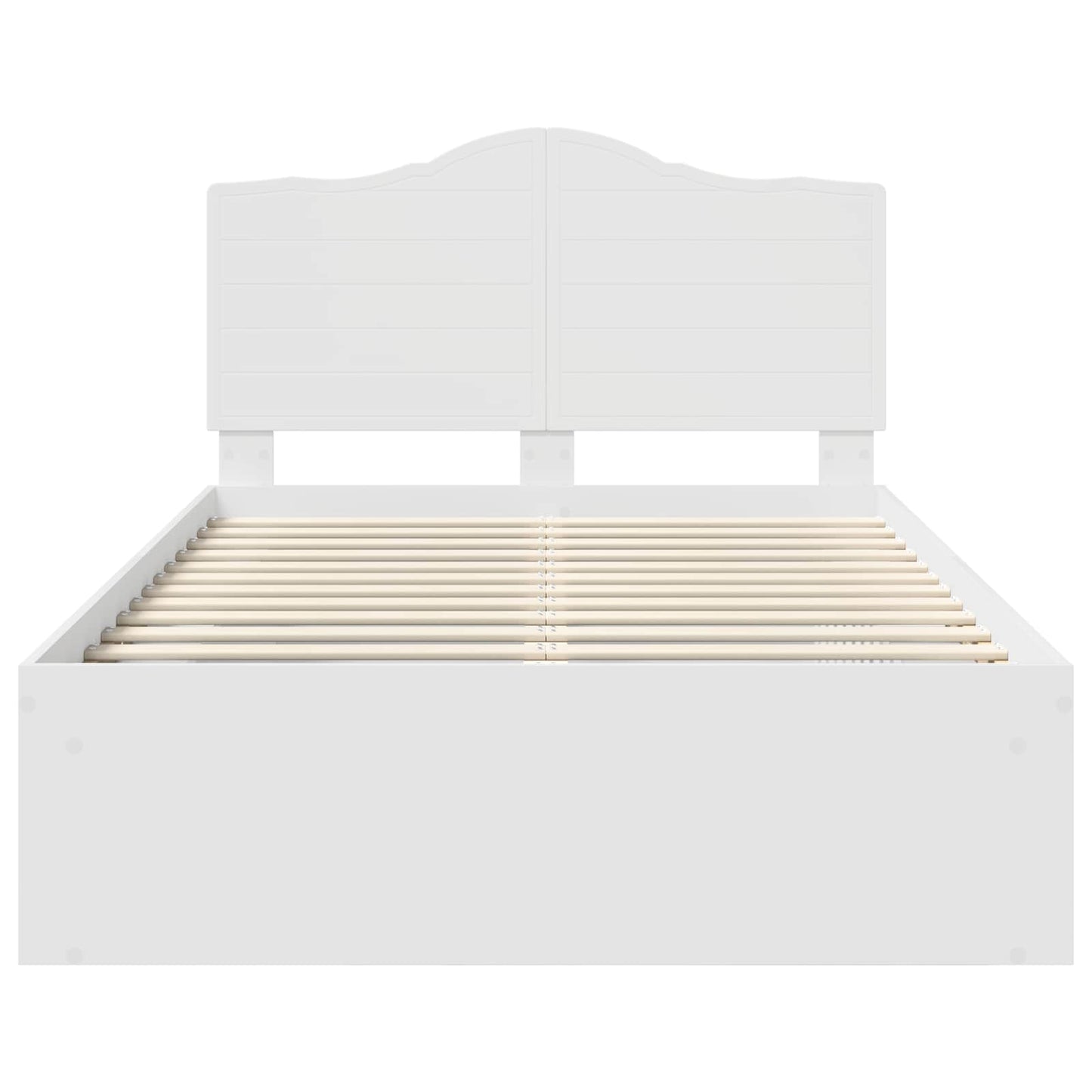 Struttura del letto Bianco 120 x 200 cm Pino massello | homemem39