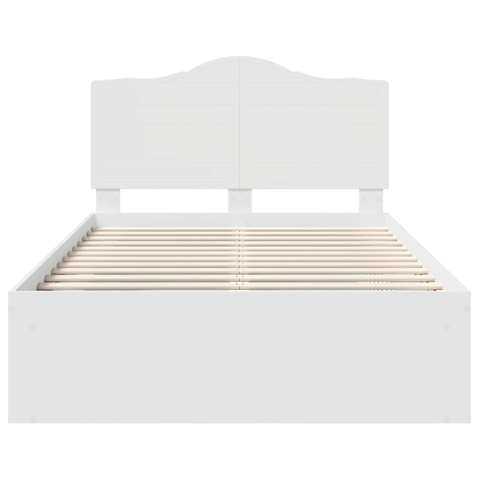 Struttura del letto Bianco 120 x 200 cm Pino massello | homemem39