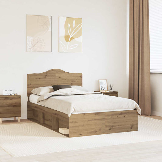 Struttura del letto Rovere Artigianale 120 x 200 cm | homemem39