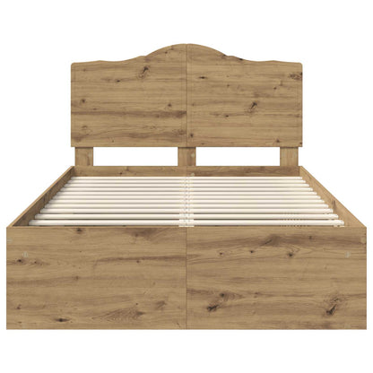 Struttura del letto Rovere Artigianale 120 x 200 cm | homemem39