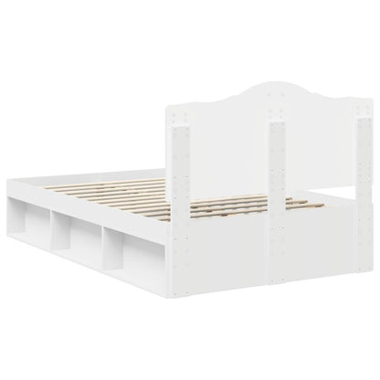 Struttura del letto Bianco 120 x 190 cm Pino massello | homemem39