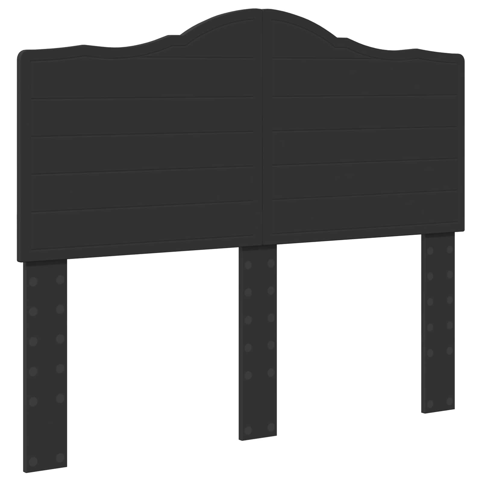 Struttura del letto Nero 120 x 190 cm Pino massello | homemem39