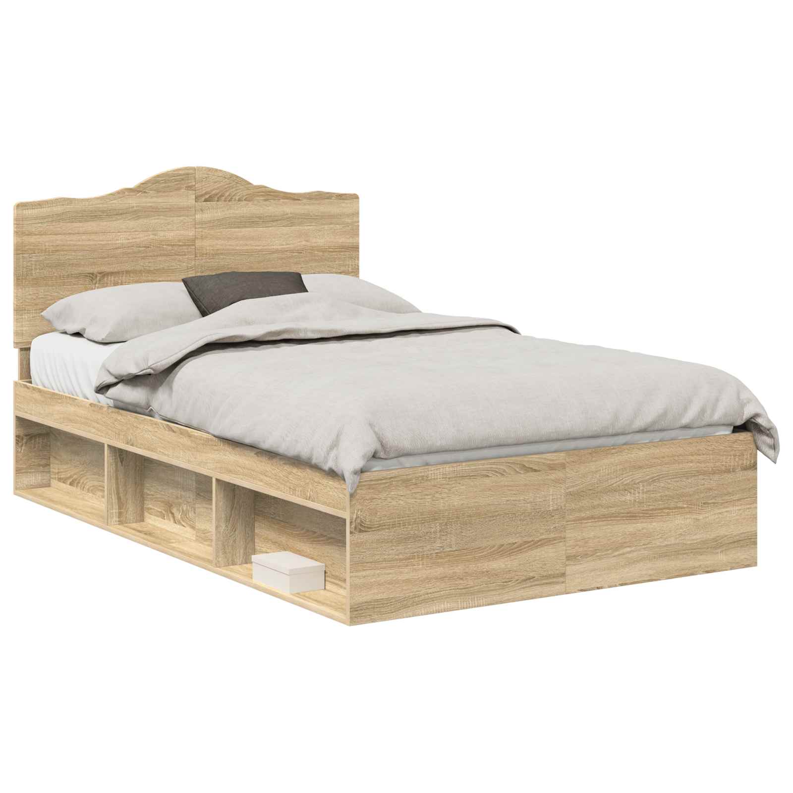 Struttura del letto Sonoma 120 x 190 cm Pino massello | homemem39