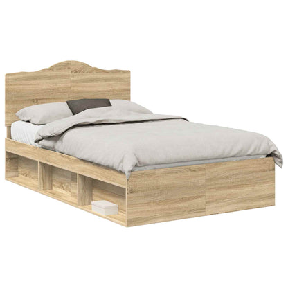 Struttura del letto Sonoma 120 x 190 cm Pino massello | homemem39