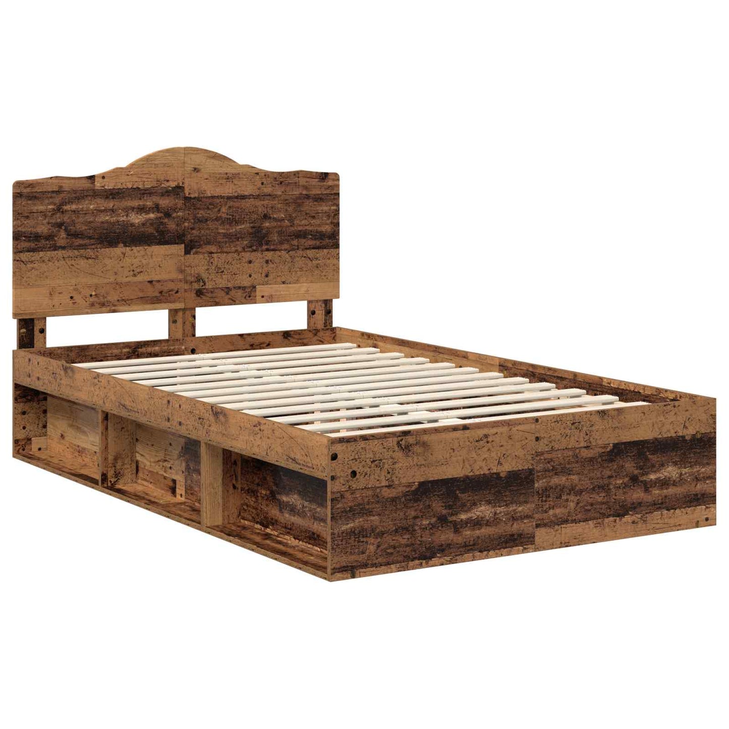 Struttura del letto Legno vecchio 120 x 190 cm Pino massello | homemem39