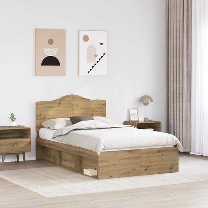 Struttura del letto Rovere Artigianale 120 x 190 cm | homemem39