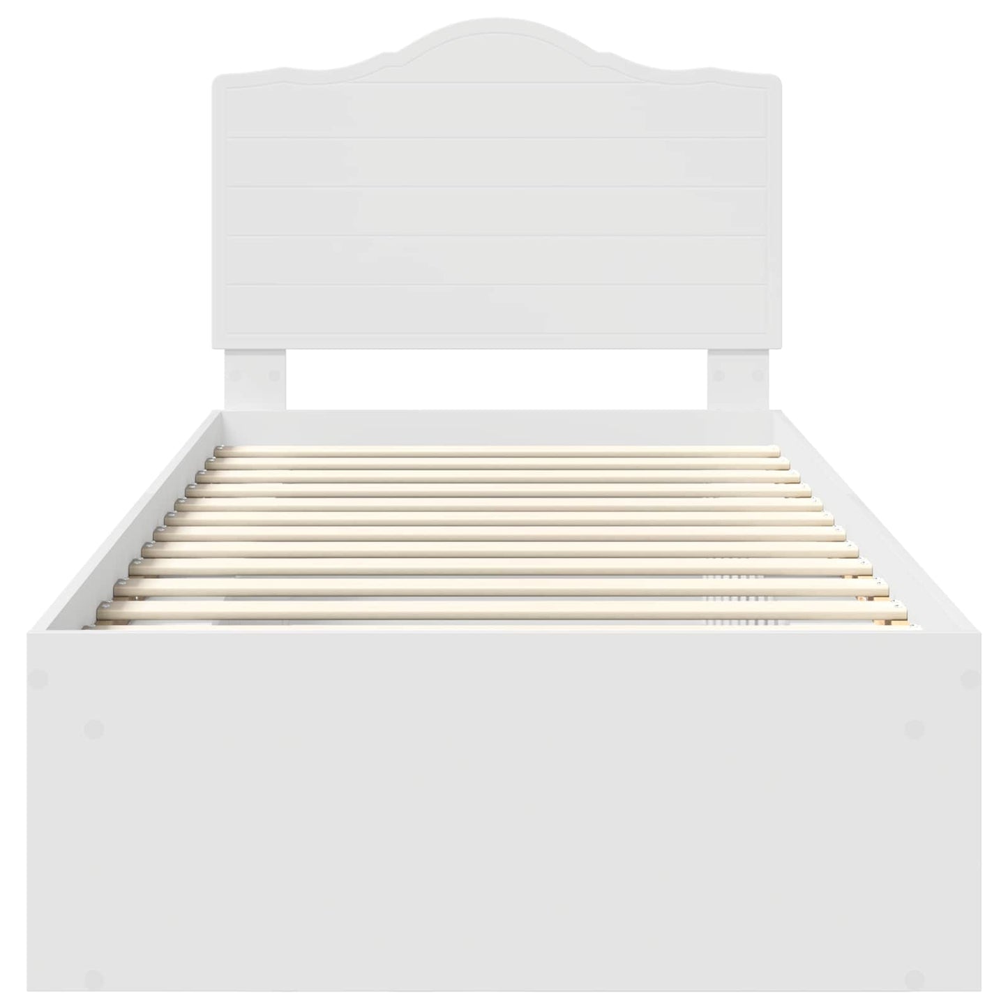 Struttura del letto Bianco 90 x 200 cm Pino massello | homemem39