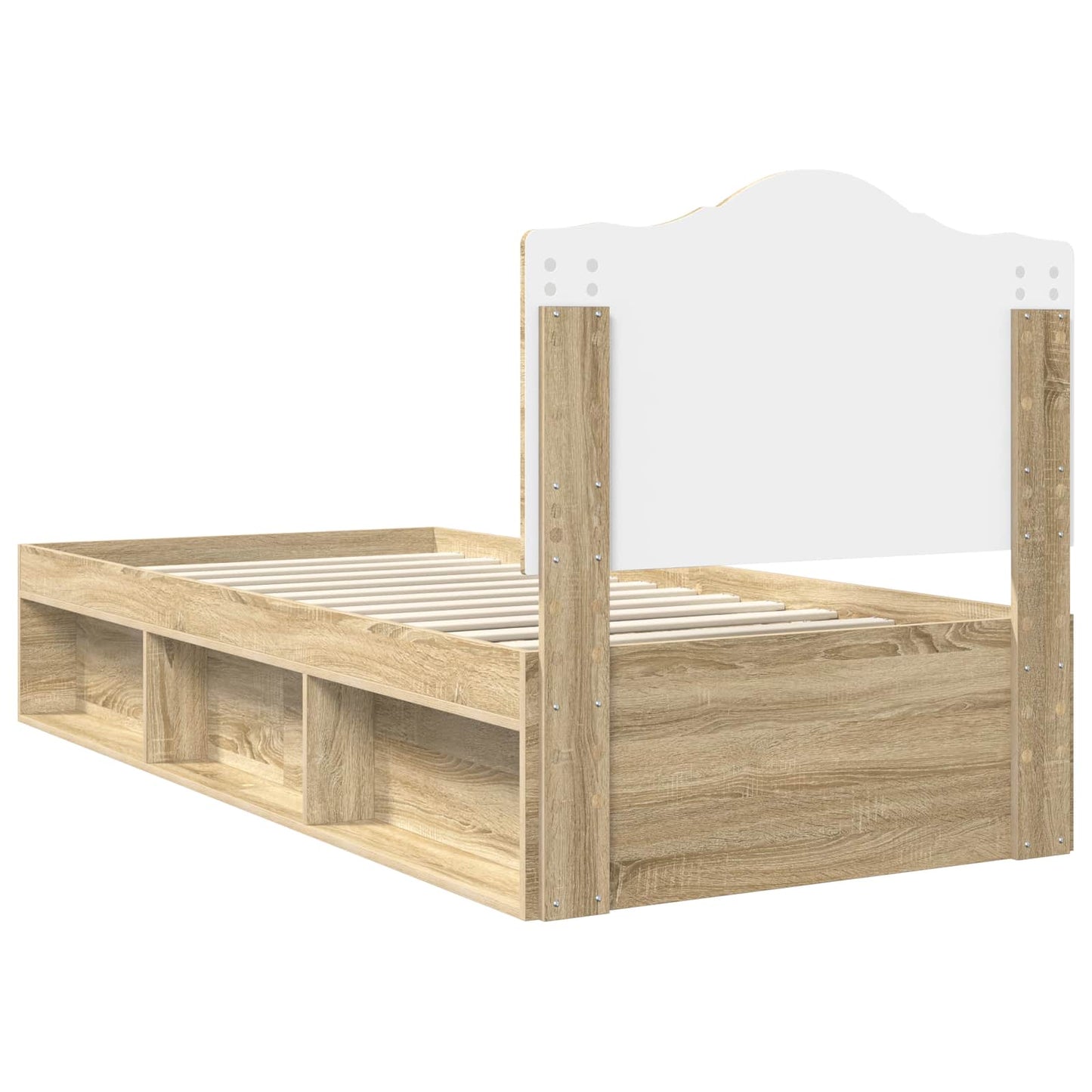 Struttura del letto Sonoma 90 x 190 cm Pino massello | homemem39