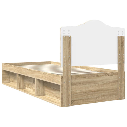 Struttura del letto Sonoma 90 x 190 cm Pino massello | homemem39