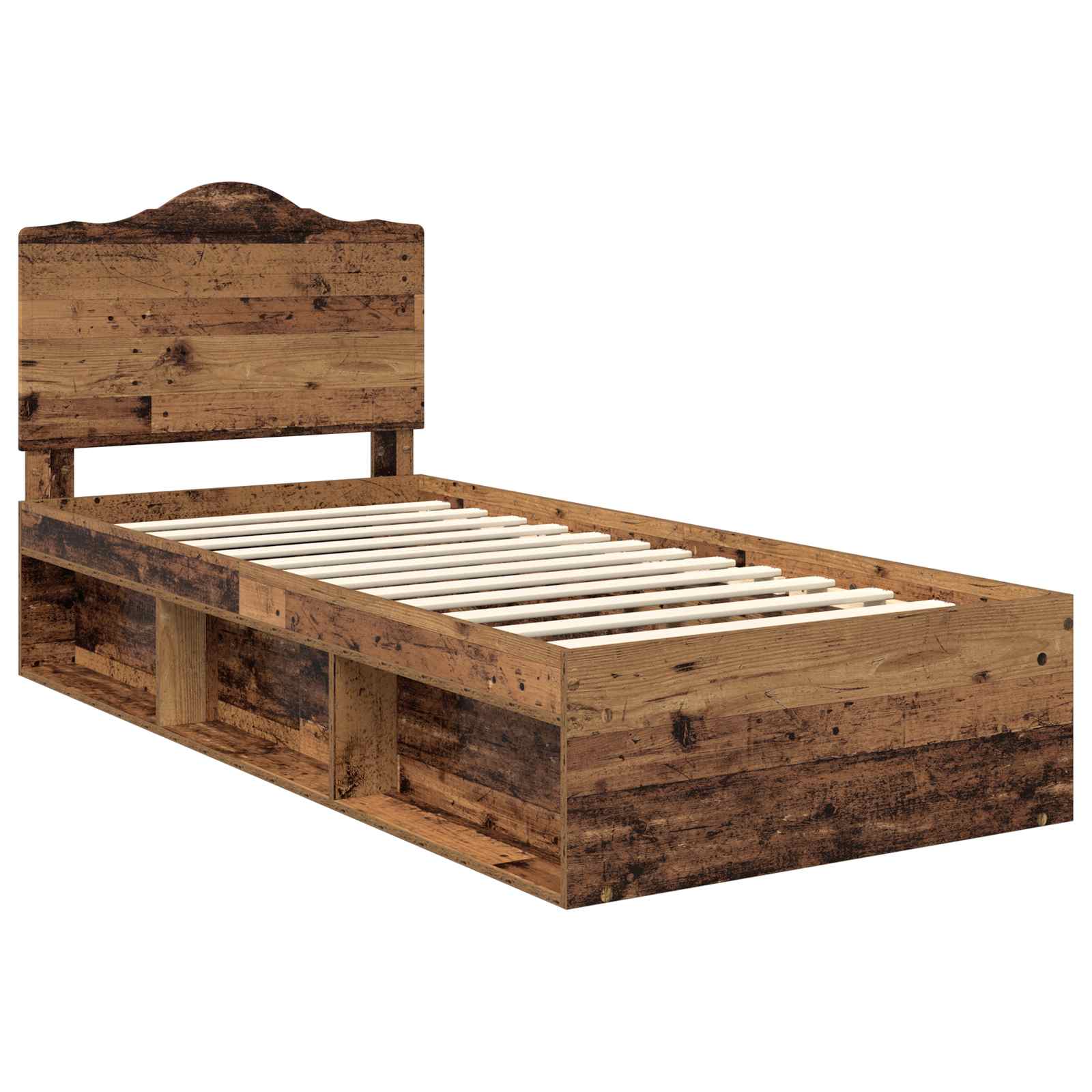 Struttura del letto Legno vecchio 90 x 190 cm Pino massello | homemem39