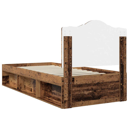 Struttura del letto Legno vecchio 90 x 190 cm Pino massello | homemem39
