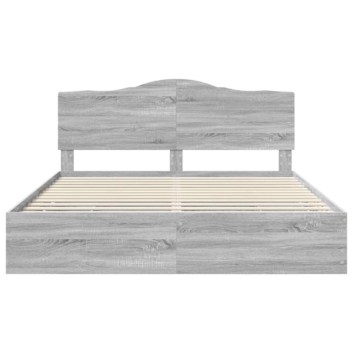 Struttura del letto con cassetto Grigio Sonoma 200 x 200 cm