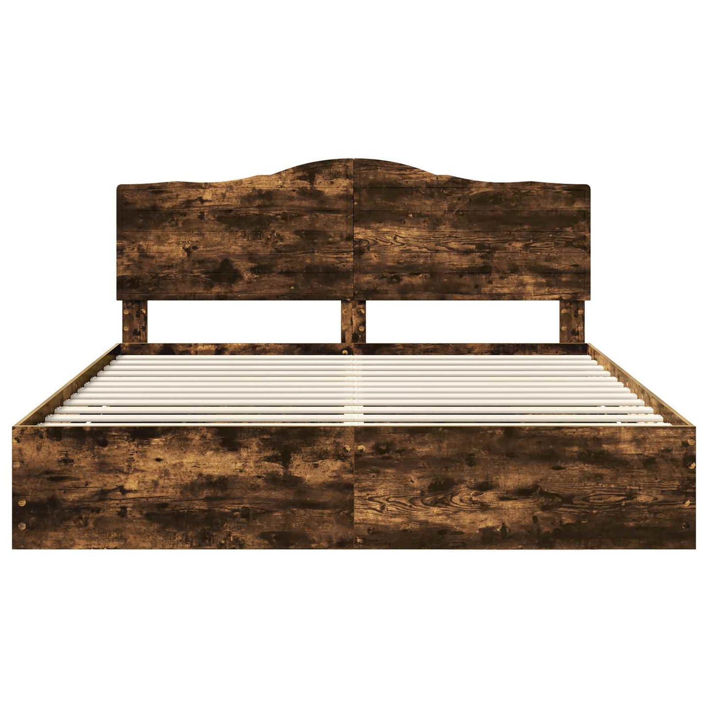 Struttura del letto con cassetto Rovere fumé 180 x 200 cm