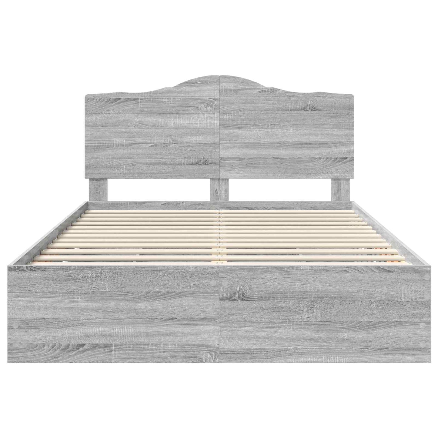 Struttura del letto con cassetto Grigio Sonoma 150 x 200 cm