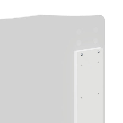 Struttura del letto Bianco 140 x 190 cm Legno Ingegnerizzato